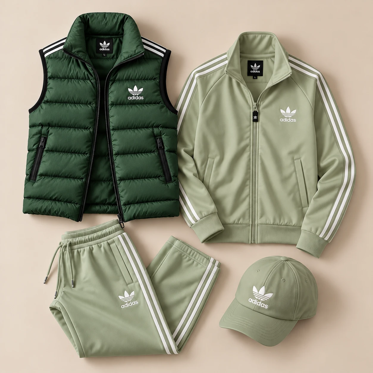 4-Piece Fall Outfit Set – Verde