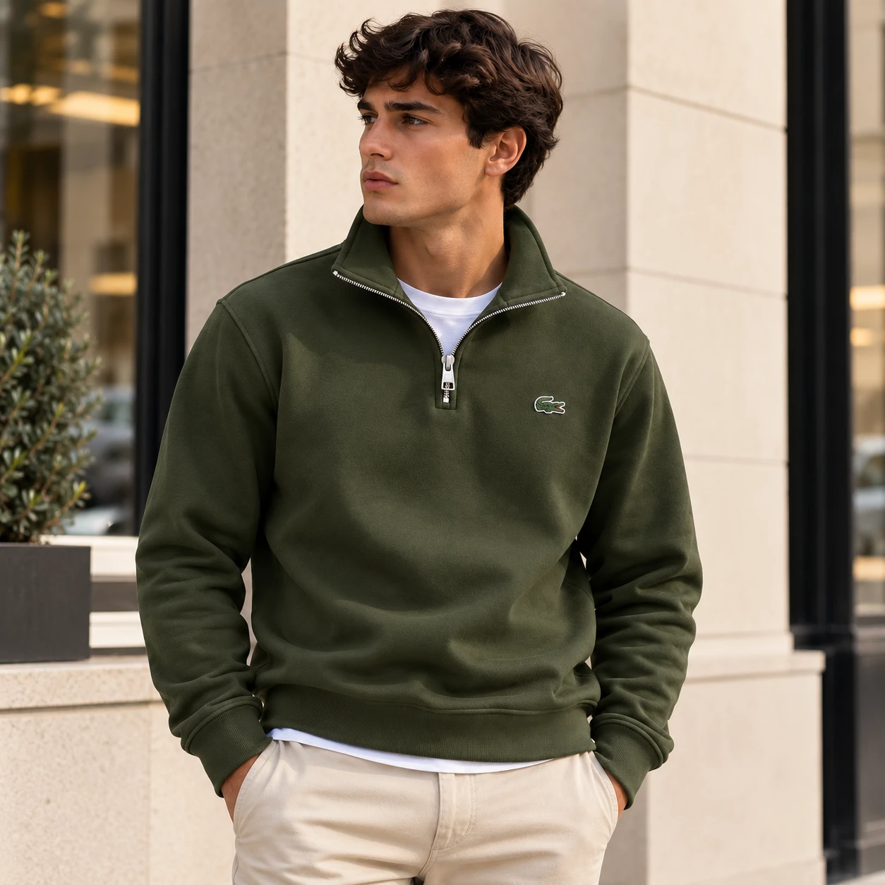 Men's Premium Quarter-Zip Sweatshirt