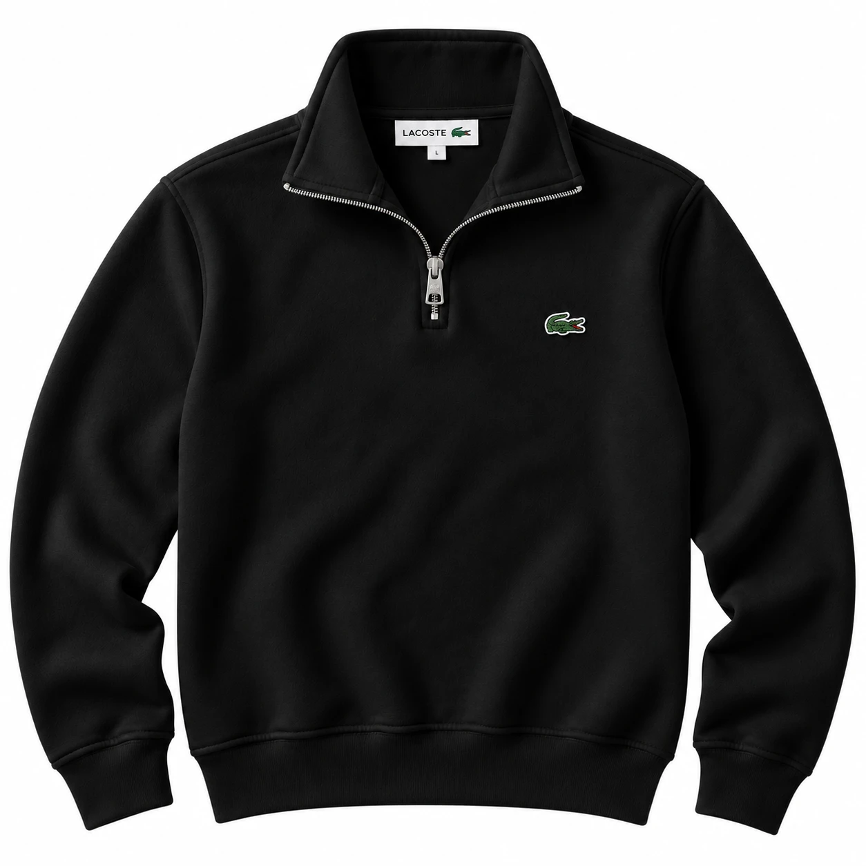 Men's Premium Quarter-Zip Sweatshirt – Black