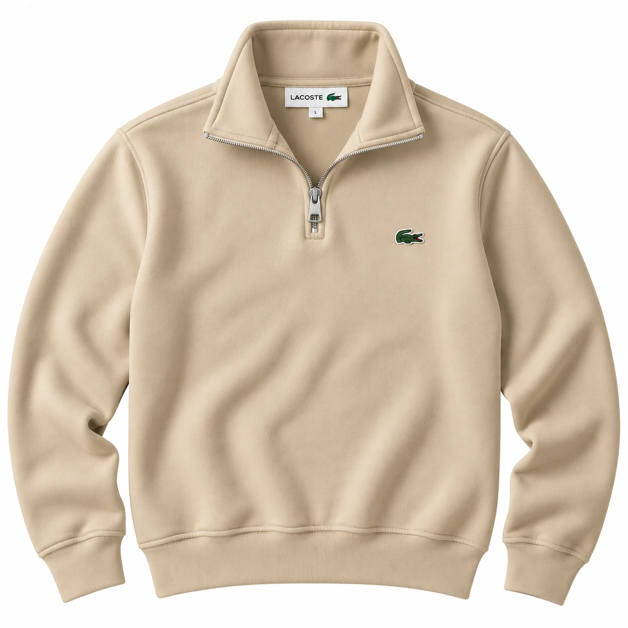 Men's Premium Quarter-Zip Sweatshirt – Sand